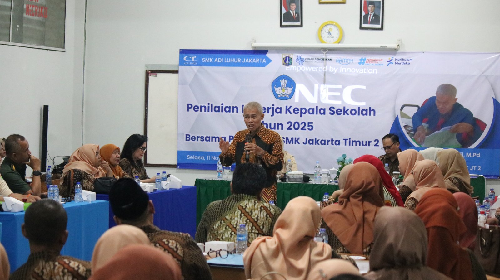 SMK Adi Luhur Jadi Tuan Rumah Penilaian Kinerja Kepala Sekolah (PKKS) SMK Jakarta Timur 2